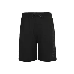 BLCG Reversed Logo Embroidered Shorts in Black - 608 - blcg0000608