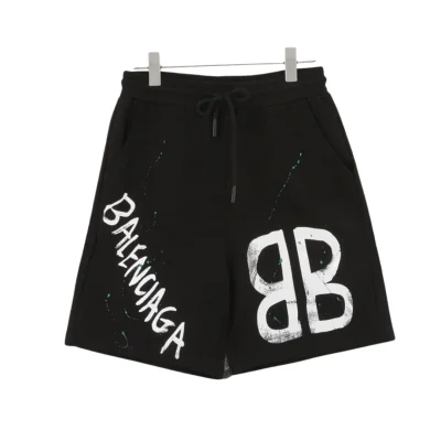 BLCG BB Graffiti Logo Shorts in Black - 610 - blcg0000610 - S