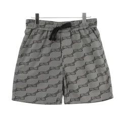 BLCG BB Monogram Jacquard Shorts in Grey - 612 - blcg0000612