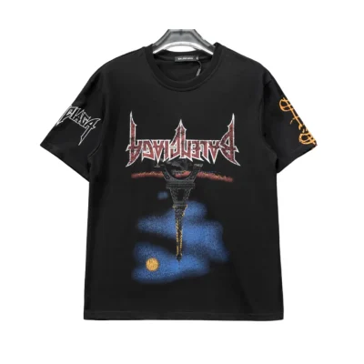 BLCG Paris Moon Reversed T-shirt in Black - 617 - blcg0000617 - M