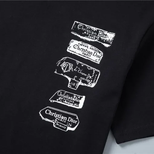 DO Archives Labels T-Shirt in Black - d0000286 - Image 7