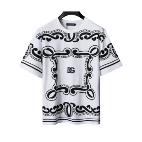 D&G Bandanna Print T-shirt in White - 106 - dng0000106