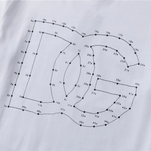 D&G Logo DG Print T-shirt in White - 109 - dng0000109 - Image 7