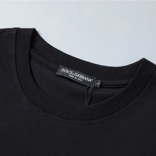 D&G Logo Milano T-shirt in Black - 110 - dng0000110 - Image 8