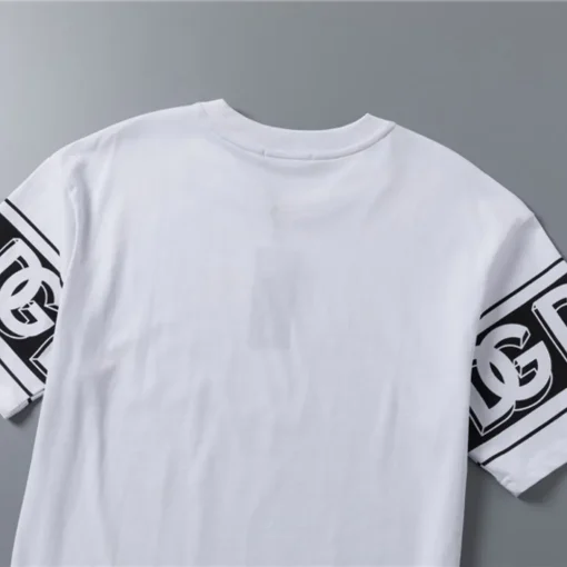 D&G Logo DG Print T-shirt in White - 111 - dng0000111 - Image 6