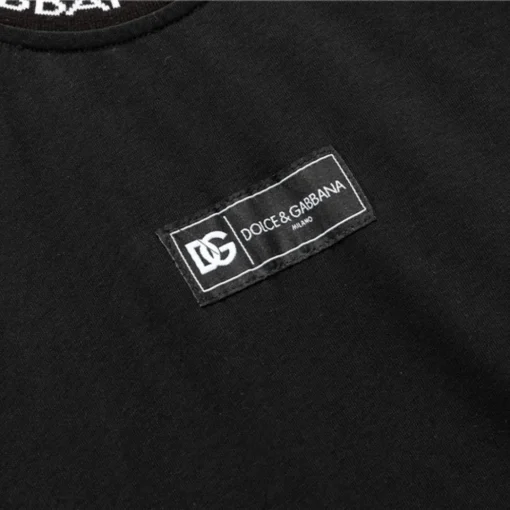 D&G Logo Print T-shirt in Black - 112 - dng0000112 - Image 5