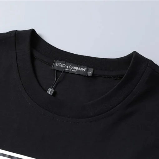 D&G Logo Print T-shirt in Black - 113 - dng0000113 - Image 8