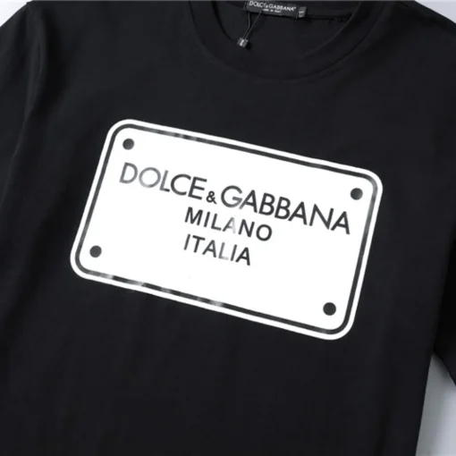 D&G Logo Print T-shirt in Black - 113 - dng0000113 - Image 6