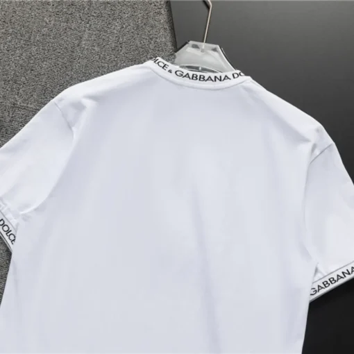 D&G Logo Print T-shirt in White - 114 - dng0000114 - Image 6
