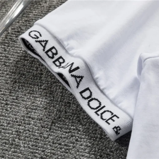 D&G Logo Print T-shirt in White - 114 - dng0000114 - Image 10