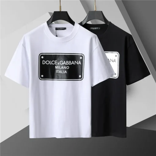 D&G Logo Print T-shirt in White - 115 - dng0000115 - Image 4