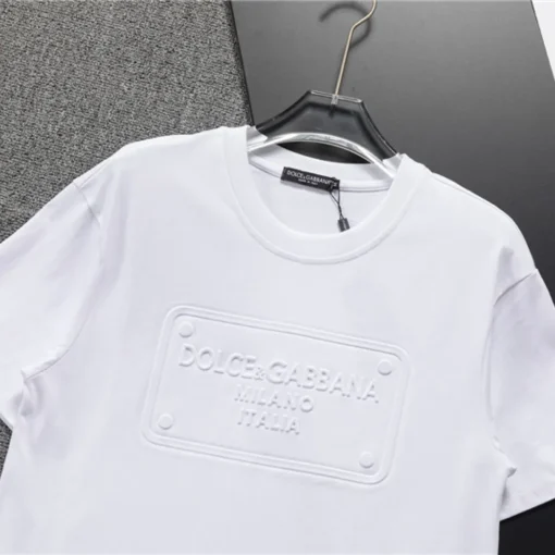 D&G Logo DG Print T-shirt in White - 116 - dng0000116 - Image 4