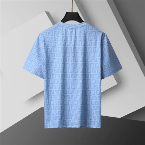 FD Diagonal FF Logo T Shirt in Blue - 77 - fd0000077 - Image 3