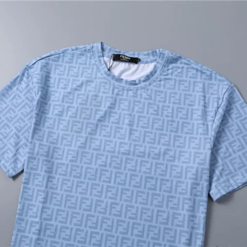 FD Diagonal FF Logo T Shirt in Blue - 77 - fd0000077 - Image 4