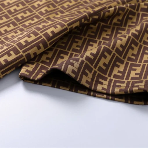 FD Diagonal FF Logo T Shirt in Brown - 78 - fd0000078 - Image 11