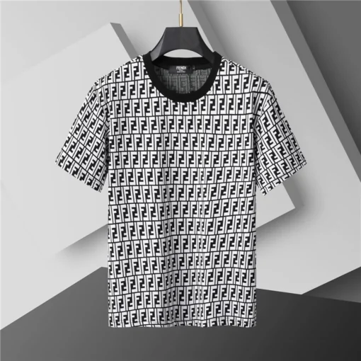FD Diagonal FF Logo T Shirt in White - 79 - fd0000079 - Image 2