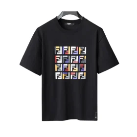FD Logo Print T-shirt in Black - 80 - fd0000080