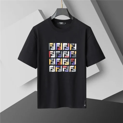 FD Logo Print T-shirt in Black - 80 - fd0000080 - Image 2