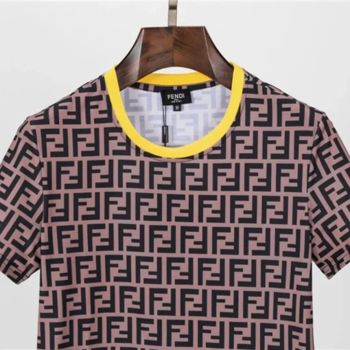 FD FF Logo Print T Shirt in Brown - 84 - fd0000084 - Image 2