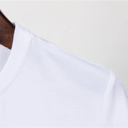 FD Logo Patch Crewneck T-Shirt in White - 87 - fd0000087 - Image 6