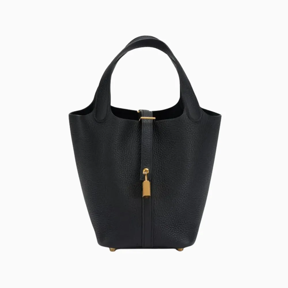 Black Clemence Picotin Lock