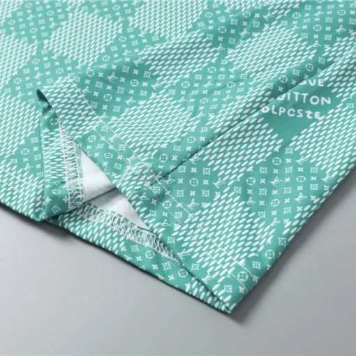 LOV Damier Monogram T-Shirt in Mint Green - lov0000767 - Image 7