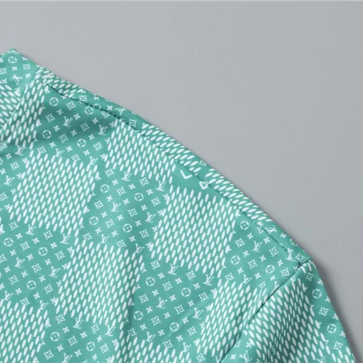 LOV Damier Monogram T-Shirt in Mint Green - lov0000767 - Image 9