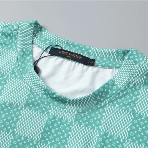 LOV Damier Monogram T-Shirt in Mint Green - lov0000767 - Image 10