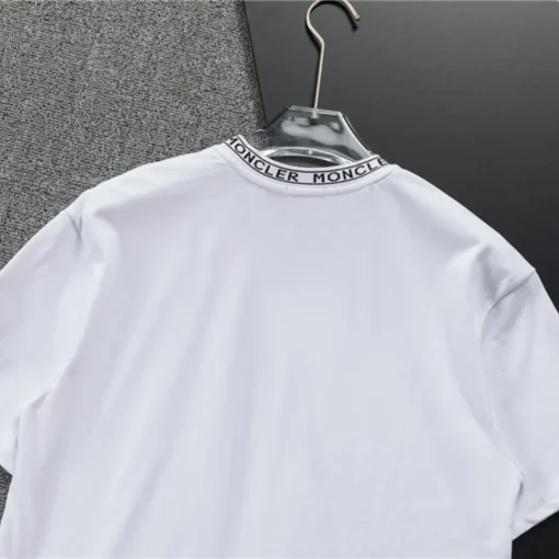MC Logo-Trimmed Cotton T-shirt in White - 100 - mc0000100 - Image 5