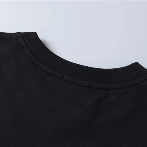 MC Tricolor Trimmed Cotton T-Shirt in Black - 103 - mc0000103 - Image 8