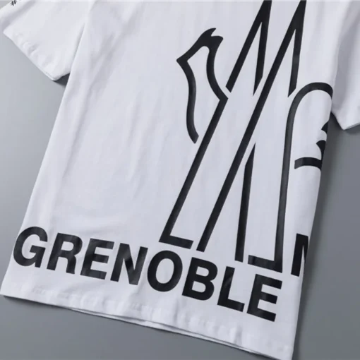 MC Grenoble Logo Print T-shirt in White - 106 - mc0000106 - Image 9