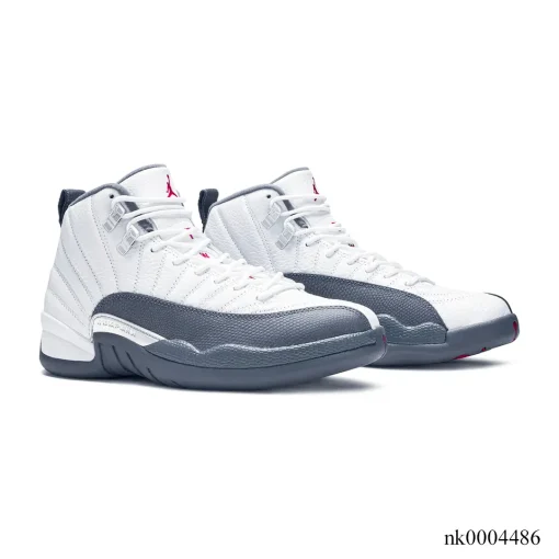 AJ 12 White Dark Grey Shoes Sneakers – nk0004486 - Image 3