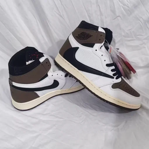 Travis Scott x AJ 1 High OG SP Reverse Mocha Shoes Sneakers – nk0004491 - Image 3