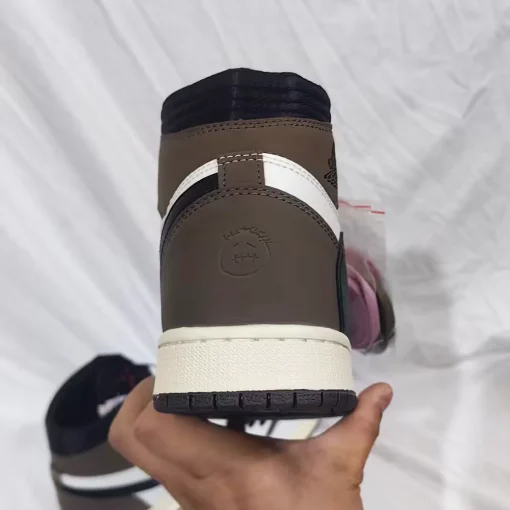 Travis Scott x AJ 1 High OG SP Reverse Mocha Shoes Sneakers – nk0004491 - Image 7