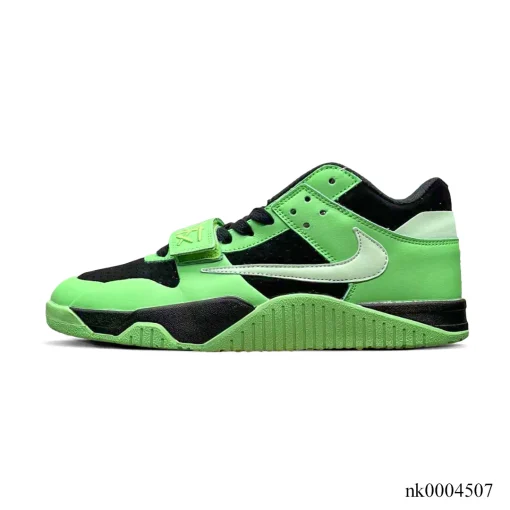 Travis Scott x Jumpman Jack Green Spark Shoes Sneakers – nk0004507 - Image 2