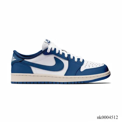 AJ 1 Low OG Storm Blue Shoes Sneakers – nk0004512