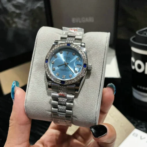 RL Datejust 31 69174 Steel Aqua Blue Dial Diamond Sapphire - RL0024 - Image 4