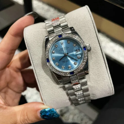 RL Datejust 31 69174 Steel Aqua Blue Dial Diamond Sapphire - RL0024 - Image 3