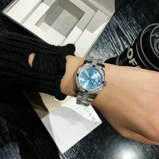 RL Datejust 31 69174 Steel Aqua Blue Dial Diamond Sapphire - RL0024 - Image 10