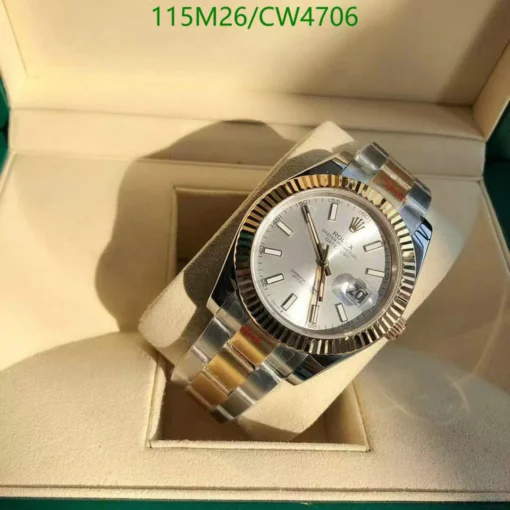 RL Datejust 41 126333 Yellow Gold Steel White Oyster Bracelet - RL0031 - Image 2