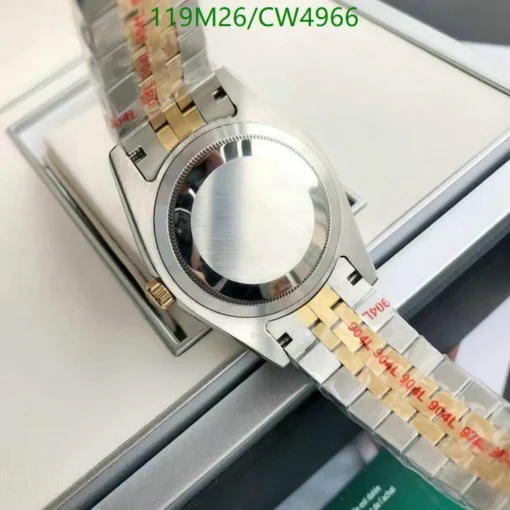 RL Datejust 41 126333 Yellow Gold Steel White Jubilee Bracelet - RL0032 - Image 4
