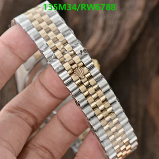 RL Datejust 41 126333 Gold Blue Navy Jubilee Bracelet Custom - RL0034 - Image 3