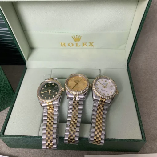 RL Datejust 36 126283 White Gold Dial Diamond Jubilee Bracelet Custom - RL0036 - Image 6