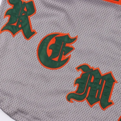 SUP Mesh Baseball Jersey T-Shirt in Grey - 504 - spm0000504 - Image 8