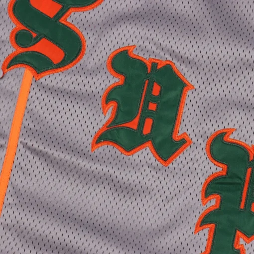 SUP Mesh Baseball Jersey T-Shirt in Grey - 504 - spm0000504 - Image 5