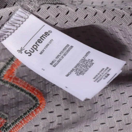 SUP Mesh Baseball Jersey T-Shirt in Grey - 504 - spm0000504 - Image 9