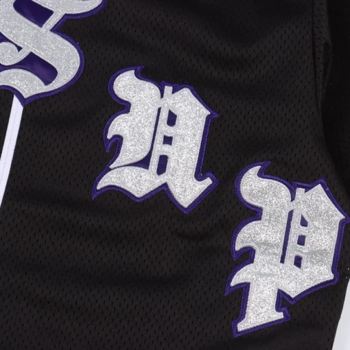 SUP Mesh Baseball Jersey T-Shirt in Black - 505 - spm0000505 - Image 6