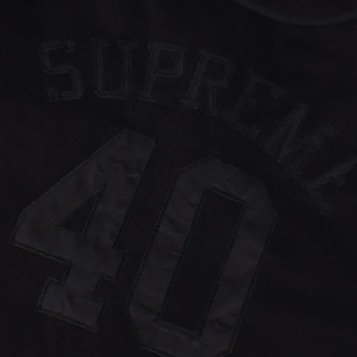 SUP Baseball Patch Jersey T-Shirt in Black - 508 - spm0000508 - Image 7