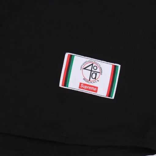 SUP Baseball Patch Jersey T-Shirt in Black - 508 - spm0000508 - Image 6