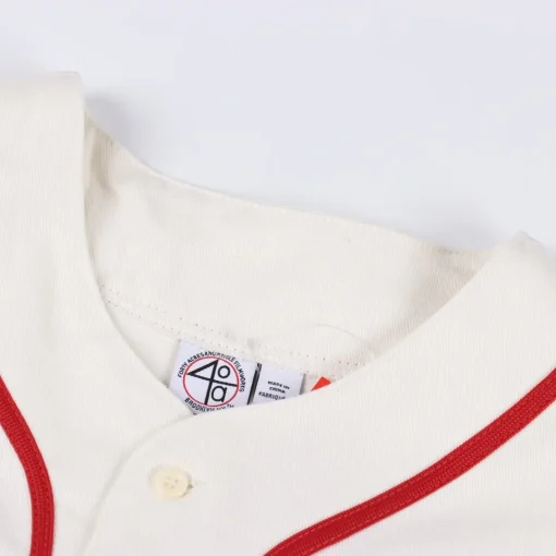 SUP Baseball Patch Jersey T-Shirt in White - 509 - spm0000509 - Image 3